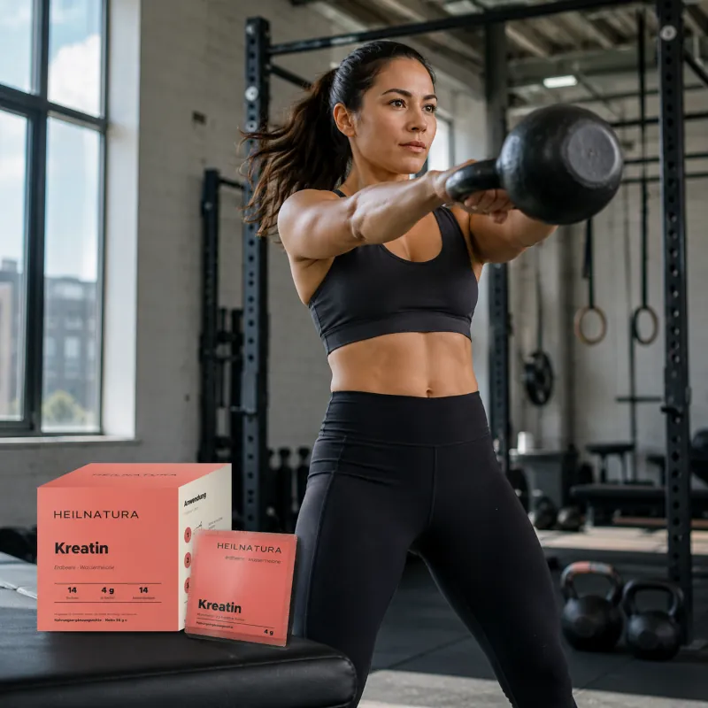Heilnatura Kreatin Sachets für Training und aktiven Alltag