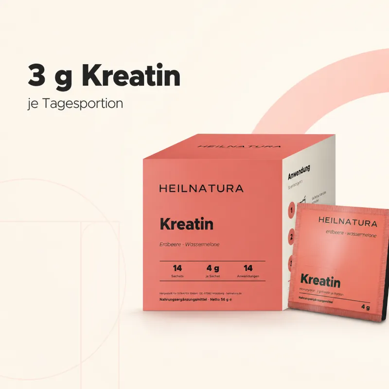 Kreatin, Nahrungsergänzung, Sachet, Wirkstoff, Paket